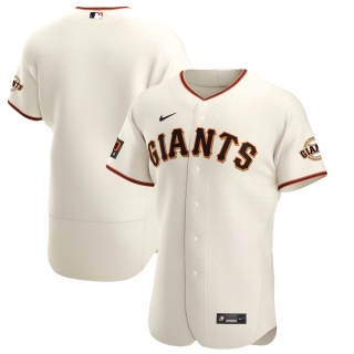 Men's San Francisco Giants Nike Cream Home 2020 Authentic Team Jersey