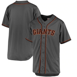 Men's San Francisco Giants Majestic Charcoal Fashion Big & Tall Team Jersey