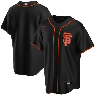Men's San Francisco Giants Nike Black Alternate 2020 Replica Team Jersey