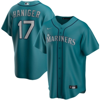 Men's Seattle Mariners Mitch Haniger Nike Aqua Alternate 2020 Replica Player Jersey