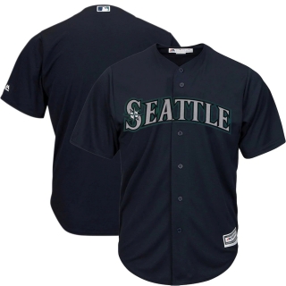 Men's Seattle Mariners Majestic Navy Official Cool Base Jersey