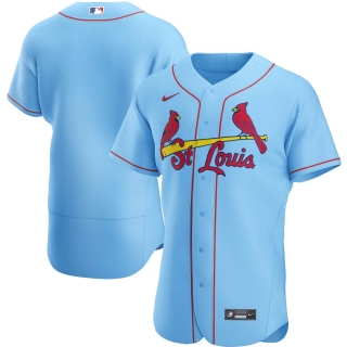 Men's St Louis Cardinals Nike Light Blue Alternate 2020 Authentic Team Jersey