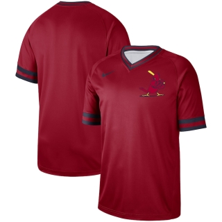 Men's St Louis Cardinals Nike Red Cooperstown Collection Legend V-Neck Jersey