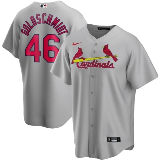 Men's St Louis Cardinals Paul Goldschmidt Nike Gray Road 2020 Replica Player Jersey