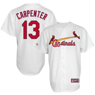 Men's St Louis Cardinals Matt Carpenter Majestic White Cool Base Players Choice Club Jersey