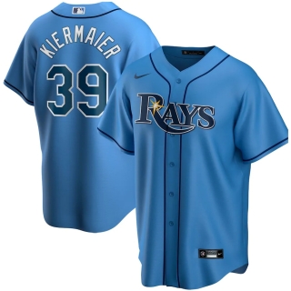 Men's Tampa Bay Rays Kevin Kiermaier Nike Light Blue Alternate 2020 Replica Player Jersey