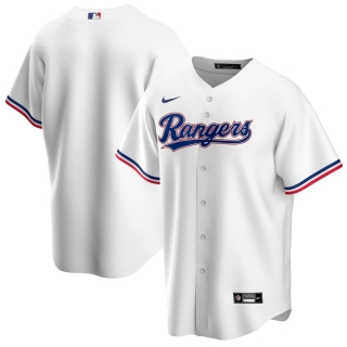 Men's Texas Rangers Nike White Home 2020 Replica Team Jersey