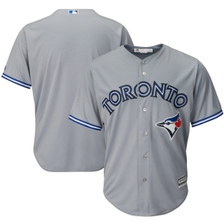 Men's Toronto Blue Jays Majestic Gray Road Cool Base Team Jersey