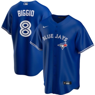 Men's Toronto Blue Jays Cavan Biggio Nike Royal Home 2020 Replica Player Jersey