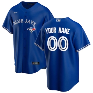 Men's Toronto Blue Jays Nike Royal Alternate 2020 Replica Custom Jersey