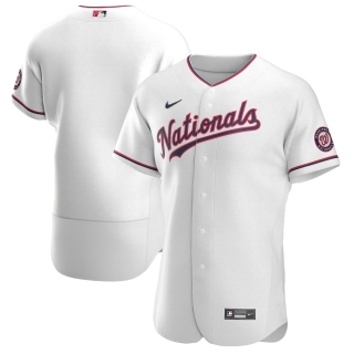 Men's Washington Nationals Nike White Alternate 2020 Authentic Team Jersey