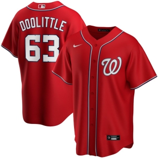 Men's Washington Nationals Sean Doolittle Nike Red Alternate 2020 Replica Player Jersey
