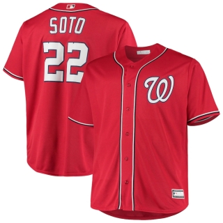 Men's Washington Nationals Juan Soto Red Big & Tall Replica Player Jersey