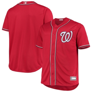 Men's Washington Nationals Red Big & Tall Alternate Replica Team Jersey