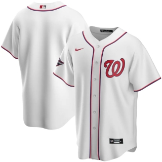 Men's Washington Nationals Nike White 2019 World Series Champions Home Replica Team Jersey