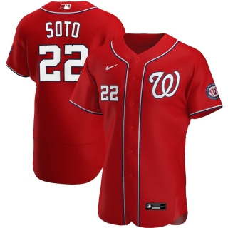 Men's Washington Nationals Juan Soto Nike Red Alternate 2020 Authentic Player Jersey