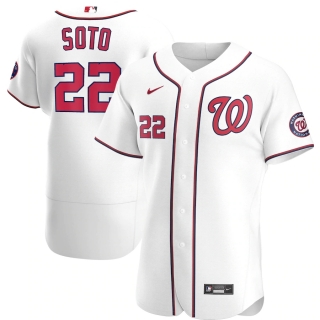 Men's Washington Nationals Juan Soto Nike White Home 2020 Authentic Player Jersey