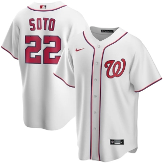 Men's Washington Nationals Juan Soto Nike White Home 2020 Replica Player Jersey