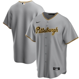 Men's Pittsburgh Pirates Nike Gray Away 2020 Replica Team Jersey