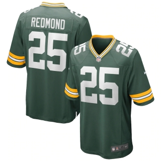 Men's Green Bay Packers Will Redmond Nike Green Game Jersey