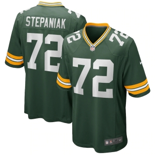 Men's Green Bay Packers Simon Stepaniak Nike Green Player Game Jersey