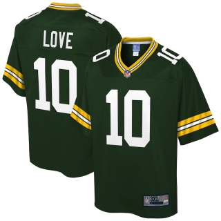 Men's Green Bay Packers Jordan Love NFL Pro Line Green Big & Tall Player Jersey