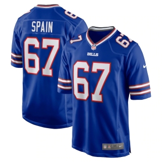 Men's Buffalo Bills Quinton Spain Nike Royal Game Jersey