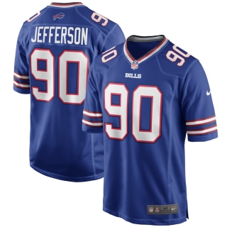 Men's Buffalo Bills Quinton Jefferson Nike Royal Game Player Jersey