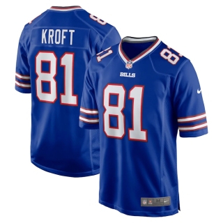 Men's Buffalo Bills Tyler Kroft Nike Royal Game Jersey