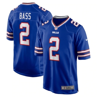 Men's Buffalo Bills Tyler Bass Nike Royal Game Jersey