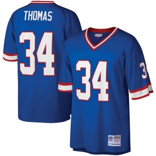 Men's Buffalo Bills Thurman Thomas Mitchell & Ness Royal Legacy Replica Jersey
