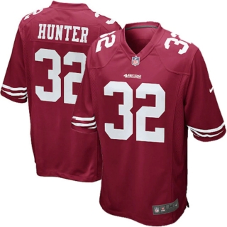 Mens San Francisco 49ers Kendall Hunter Nike Scarlet Game Jersey