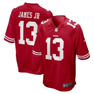 Men's San Francisco 49ers Richie James Jr Nike Scarlet Game Jersey