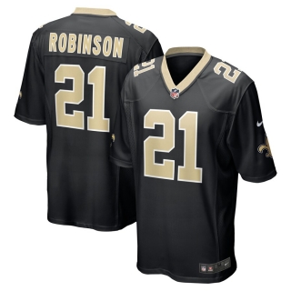 Men's New Orleans Saints Patrick Robinson Nike Black Game Jersey