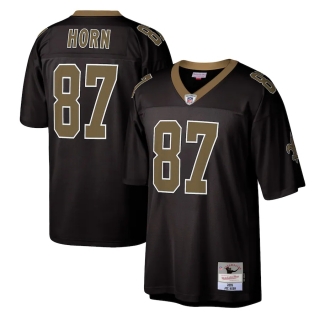 Men's New Orleans Saints Joe Horn Mitchell & Ness Black Legacy Replica Jersey