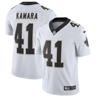 Men's New Orleans Saints Alvin Kamara Nike White Vapor Untouchable Limited Jersey