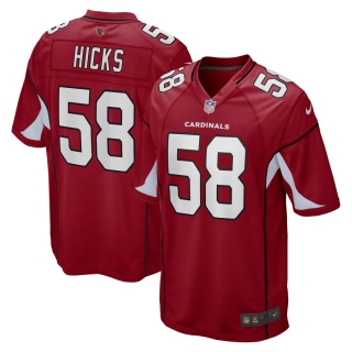 Men's Arizona Cardinals Jordan Hicks Nike Cardinal Game Jersey