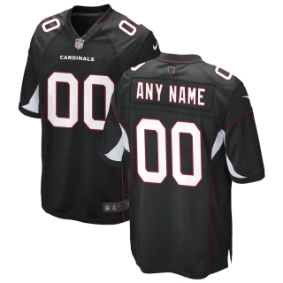 Men's Arizona Cardinals Nike Black Alternate Custom Game Jersey