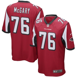 Men's Atlanta Falcons Kaleb McGary Nike Red Game Jersey