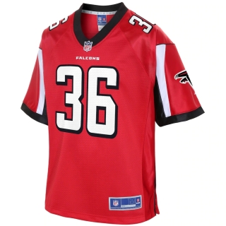 Men's Atlanta Falcons Kemal Ishmael NFL Pro Line Red Big & Tall Player Jersey