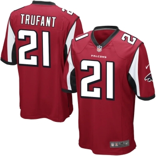 Mens Atlanta Falcons TRUFANT Nike Red Game Jersey