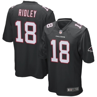 Men's Atlanta Falcons Calvin Ridley Nike Black Player Game Jersey
