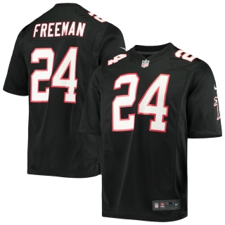 Men's Atlanta Falcons Devonta Freeman Nike Black Team Game Jersey