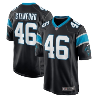 Men's Carolina Panthers Julian Stanford Nike Black Game Jersey