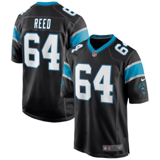 Men's Carolina Panthers Chris Reed Nike Black Game Jersey