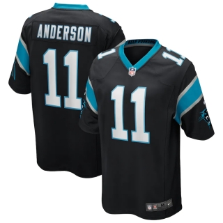 Men's Carolina Panthers Robby Anderson Nike Black Game Player Jersey