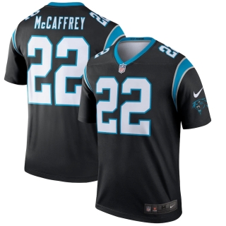 Men's Carolina Panthers Christian McCaffrey Nike Black Legend Jersey