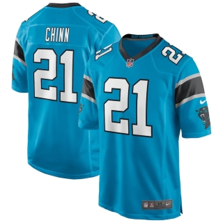 Men's Carolina Panthers Jeremy Chinn Nike Blue Game Jersey