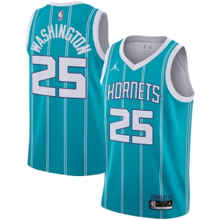 Men's Charlotte Hornets Jordan Brand Teal 2020-21 Swingman Jersey - Icon Edition