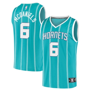 Men's Charlotte Hornets Jalen McDaniels Fanatics Branded Teal 2020-21 Fast Break Replica Jersey - Icon Edition